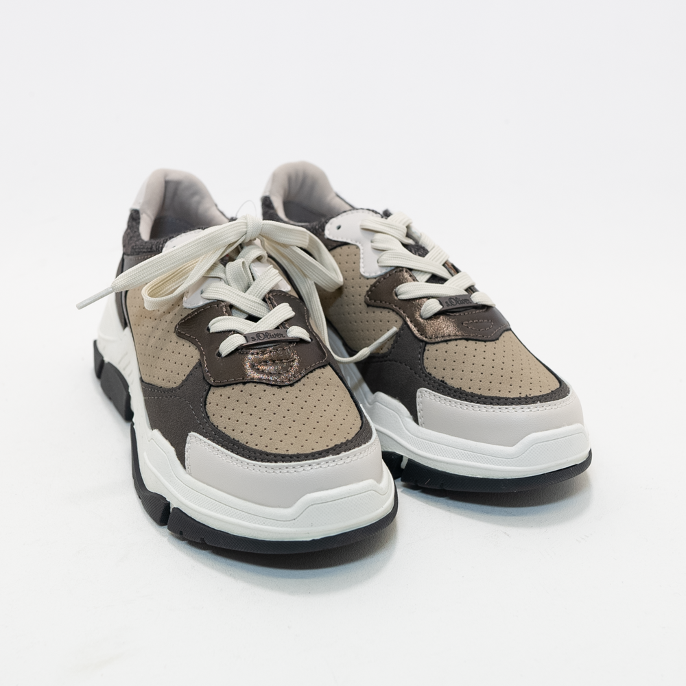S.Oliver - 23647 Taupe Trainer