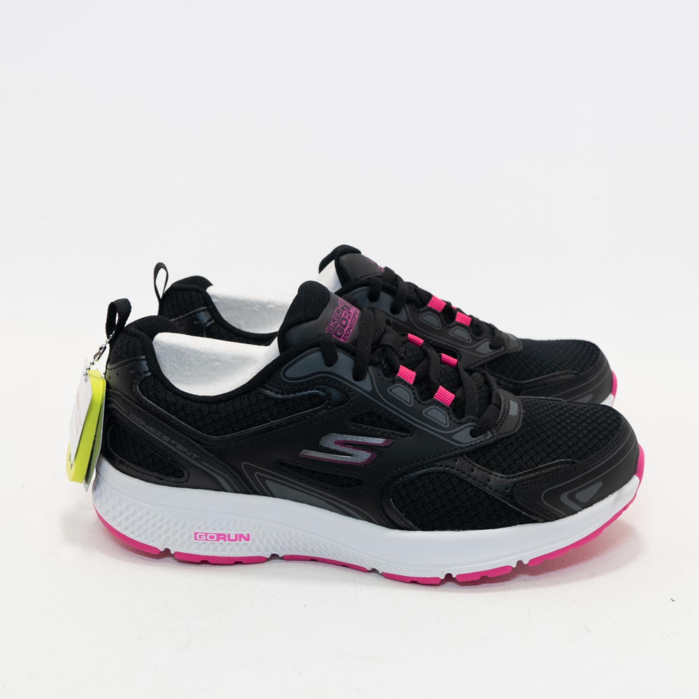 Skechers - 128075 Black/Pink Trainers