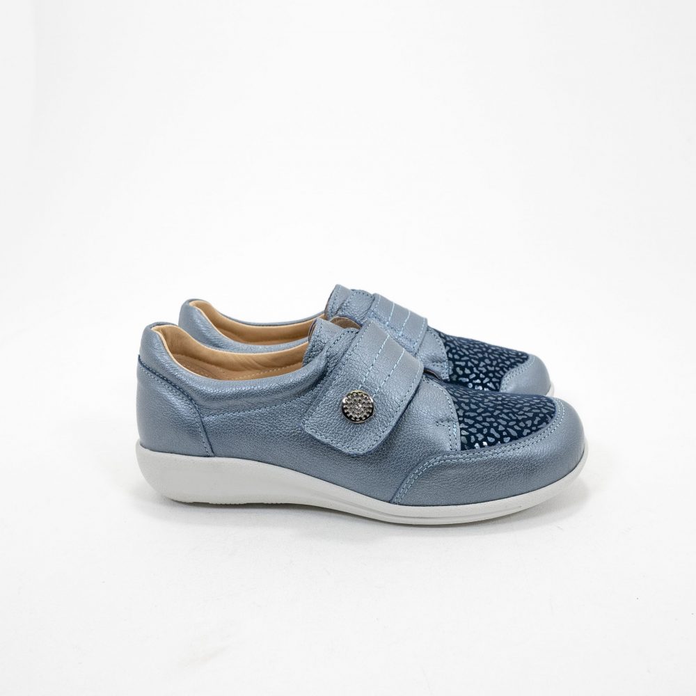 DB Shoes - Royston Pearlised Sky Blue