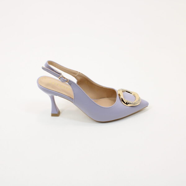 SORRENTO Ellingham Diamante Circle Slingback Heels