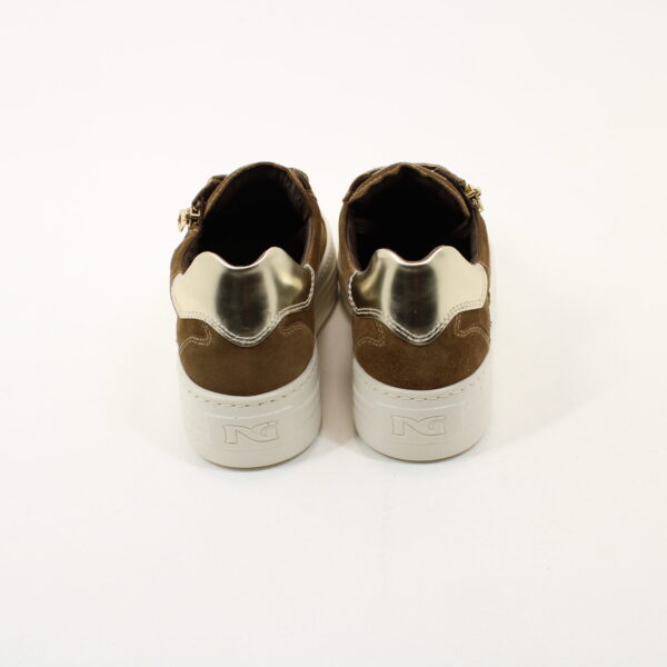 NERO GIARDINI I308411D Women's Suede and Leather Sneakers - Image 3