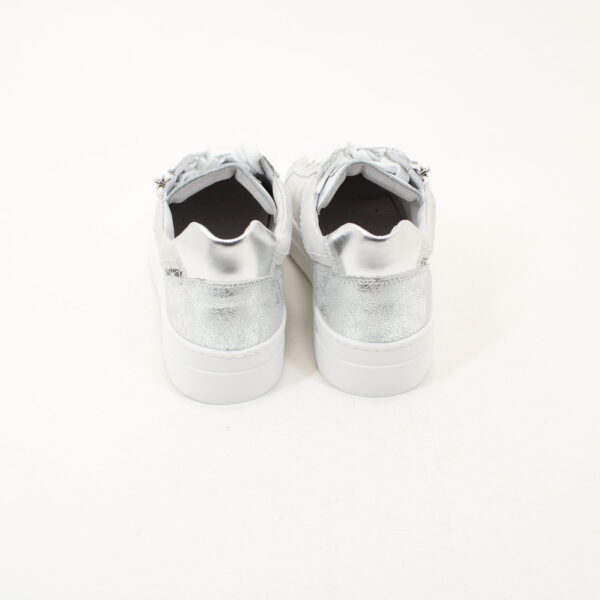 NERO GIARDINI E409930D Women's Sneakers in Leather and Technical Material - Image 6
