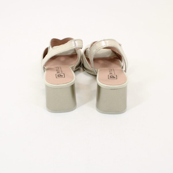 PITILLOS 5690 Leather Heeled Sandal - Image 3