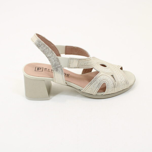 PITILLOS 5690 Leather Heeled Sandal