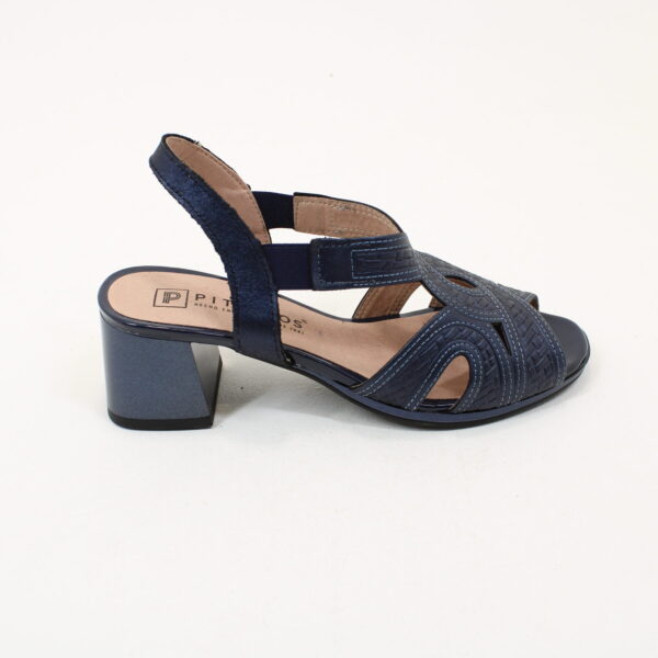 PITILLOS 5690 Leather Heeled Sandal - Image 4