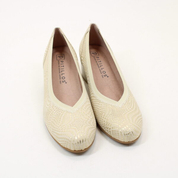 PITILLOS 5720 Pumps with Elastic Trim with Mid Heel - Image 5