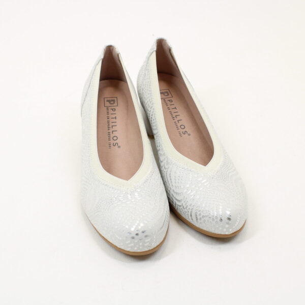 PITILLOS 5720 Pumps with Elastic Trim with Mid Heel - Image 2