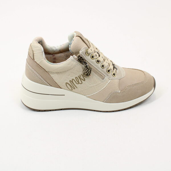 Anekke Peace & Love 38370 Wedge Sneakers in Beige
