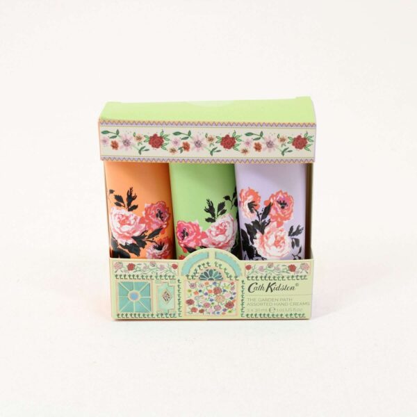 HEATHCOTE & IVORY Cath Kidston The Garden Path Hand Cream Trio 3x30ml