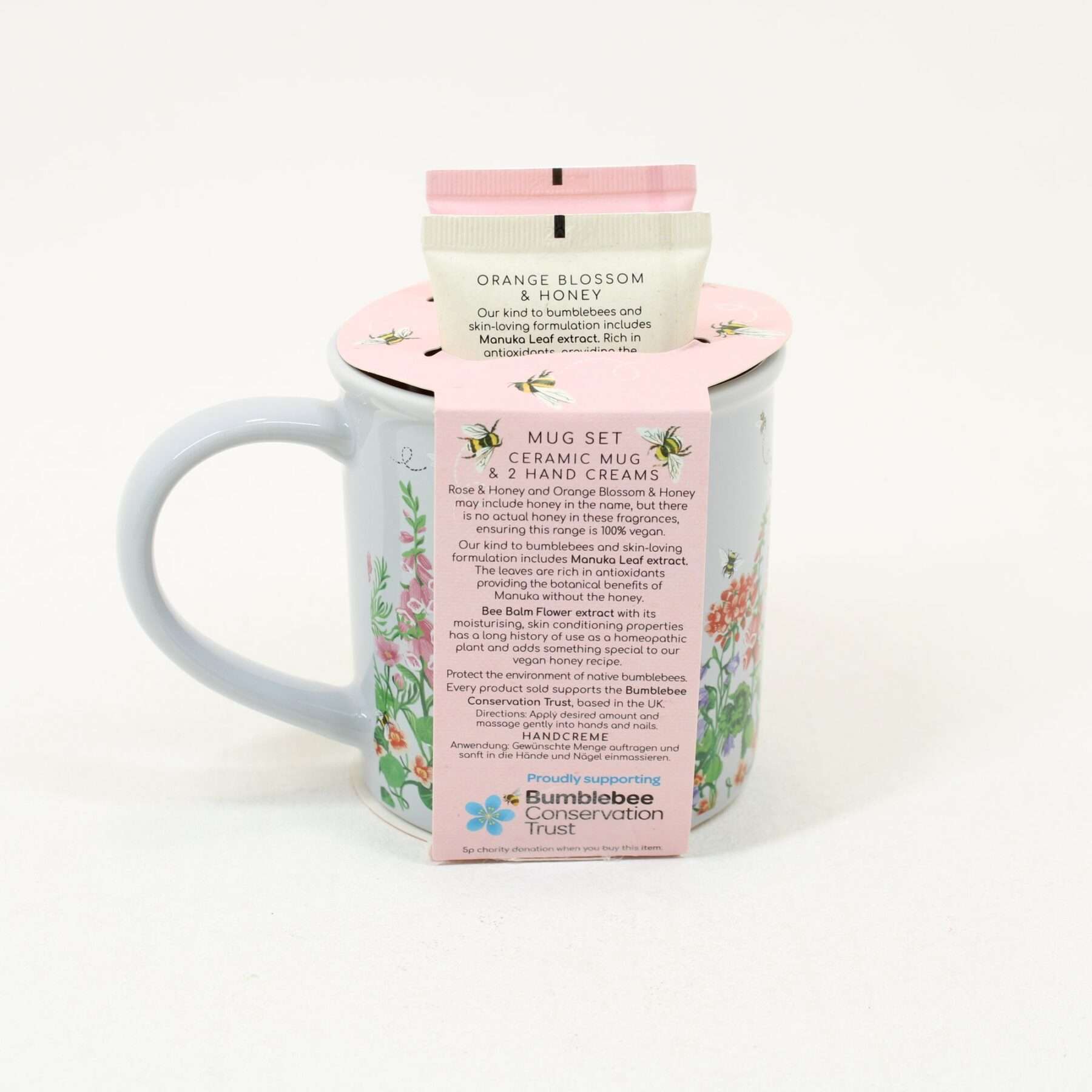 HEATHCOTE & IVORY Busy Bees Mug & Hand Cream Set - Image 3