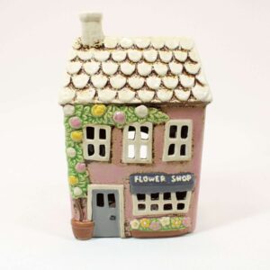 SHUDEHILL Village Pottery Flower Shop Tealight 340374