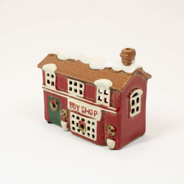 SHUDEHILL Village Pottery Christmas Toy Shop Tealight 340380 - Image 4