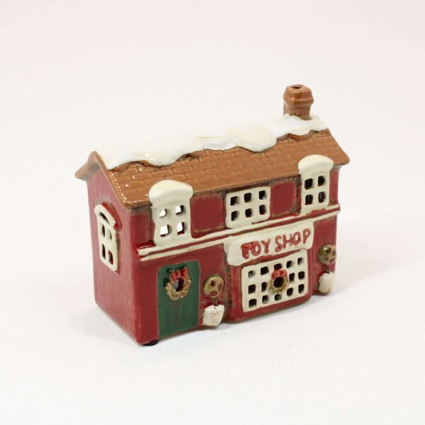 SHUDEHILL Village Pottery Christmas Toy Shop Tealight 340380 - Image 3