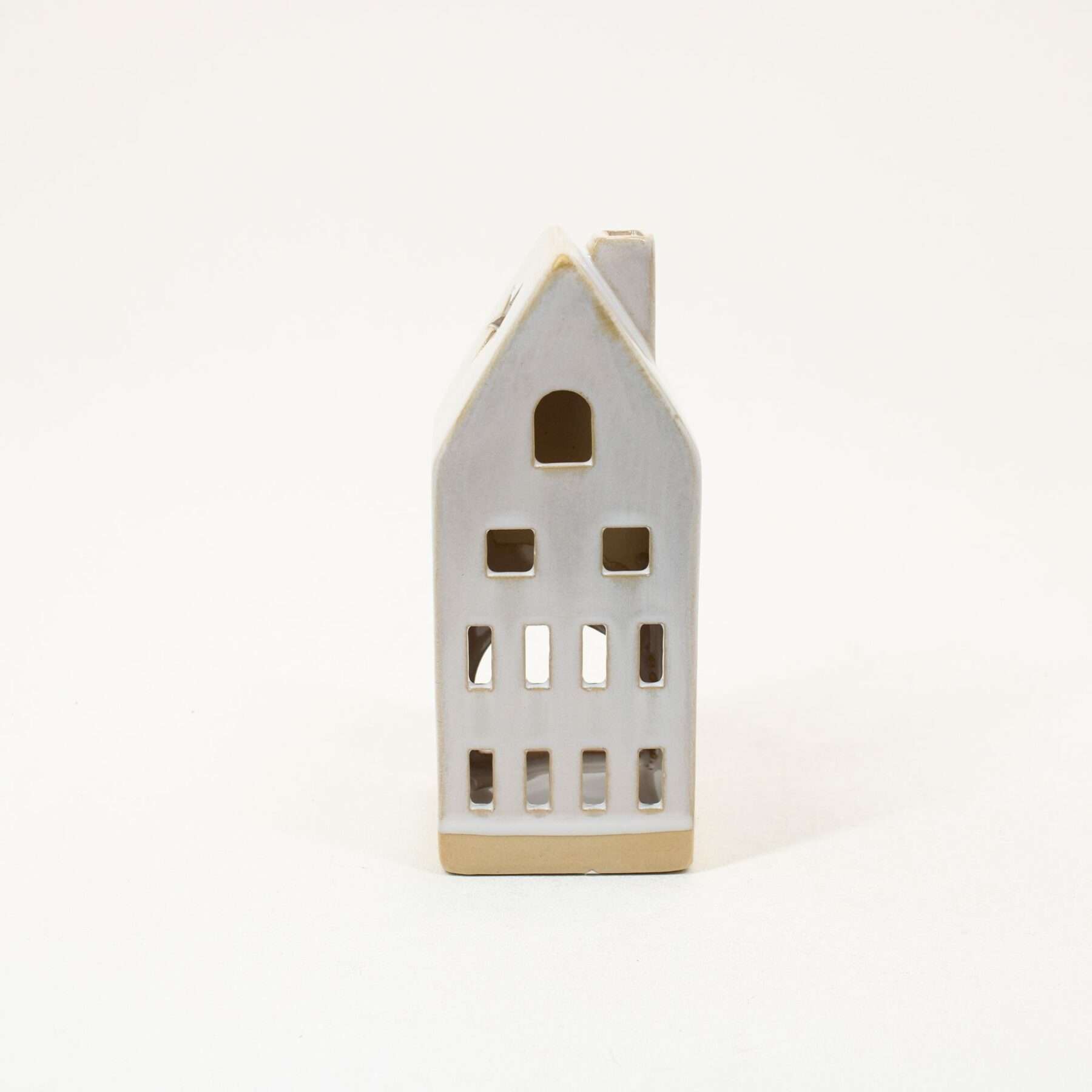 SHUDEHILL Christmas Star Glazed House Tealight Tall 342203