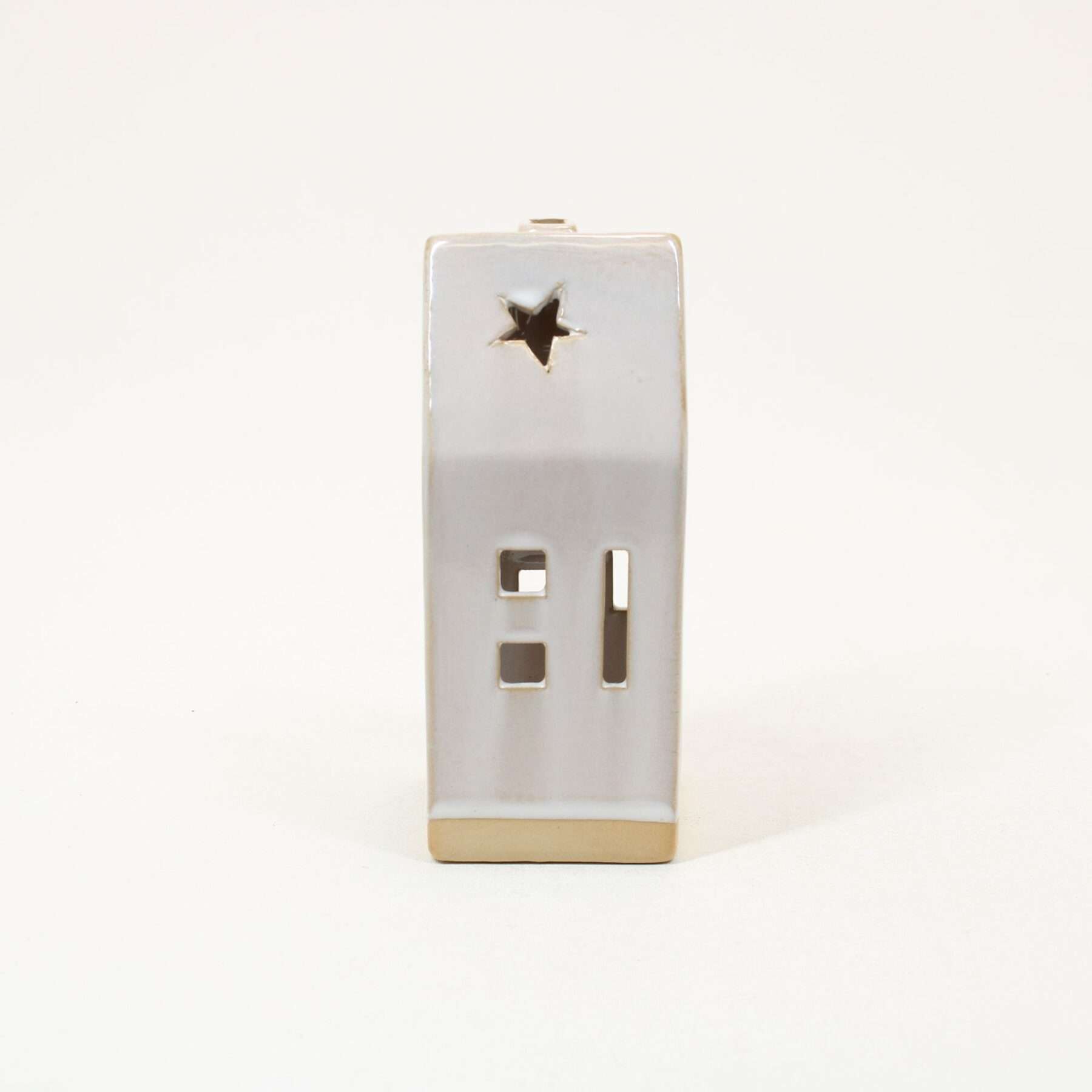 SHUDEHILL Christmas Star Glazed House Tealight Tall 342203 - Image 3