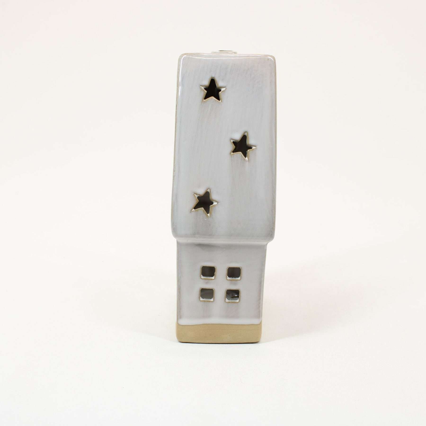 SHUDEHILL Christmas Star Glazed House Tealight Large 342205 - Image 3