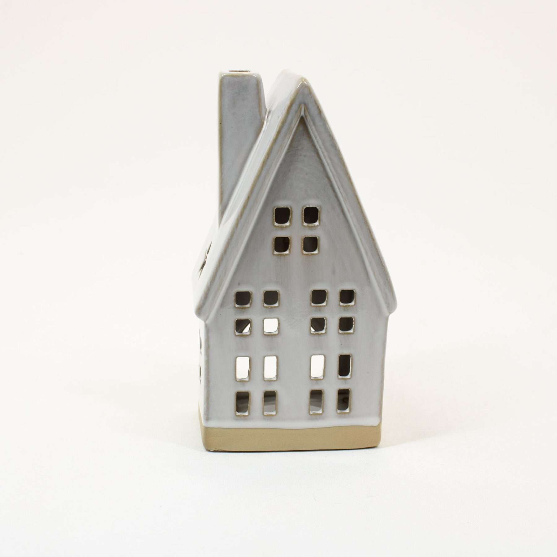 SHUDEHILL Christmas Star Glazed House Tealight Large 342205