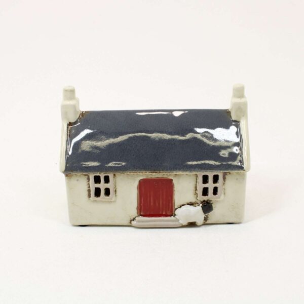 SHUDEHILL Village Pottery Croft House Navy Roof 342593
