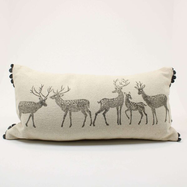 WALTON & CO Forest Stag Cushion AWCFS