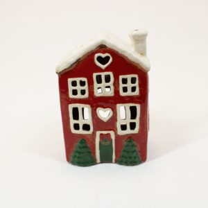 SHUDEHILL Village Pottery Christmas Heart House 315281