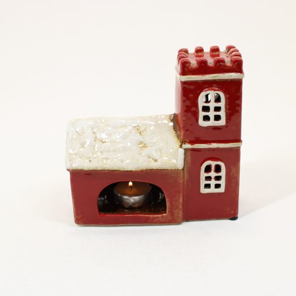 SHUDEHILL Village Pottery Christmas Church 335565 - Image 2