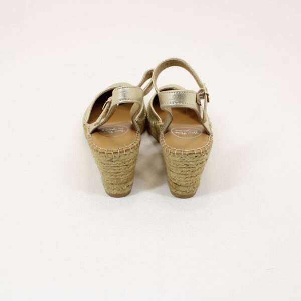 TONI PONS Jute Wedge Espadrilles Peep Toe Bianca-AS - Image 3