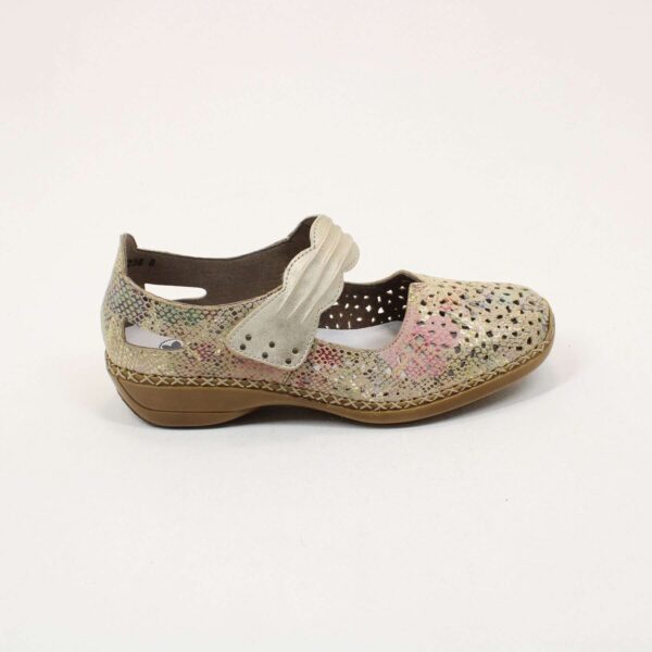 RIEKER Hook & Loop Ladies Shoes 41399