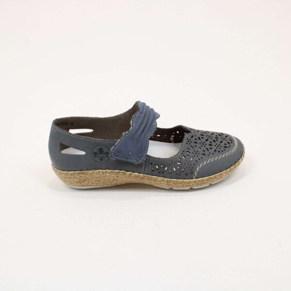 RIEKER Hook & Loop Ladies Shoes 44896