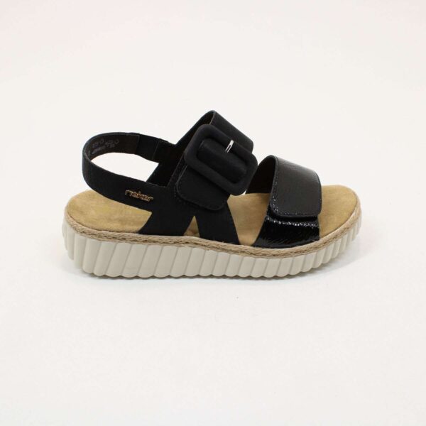 RIEKER Hook & Loop Ladies Sandals 69260 - Image 4