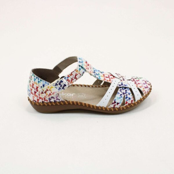 RIEKER Hook & Loop Ladies Shoes M1650