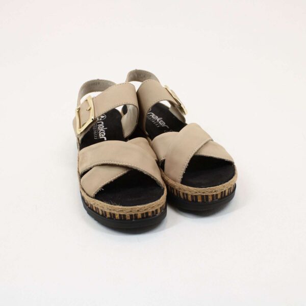 RIEKER Hook & Loop Ladies Sandals V7951 - Image 2