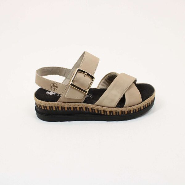 RIEKER Hook & Loop Ladies Sandals V7951