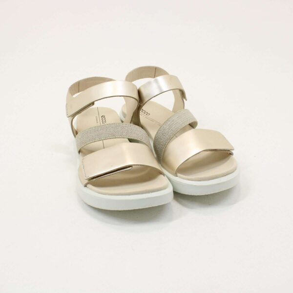 ECCO FlowT W Leather Flat Sandal 273713 - Image 2