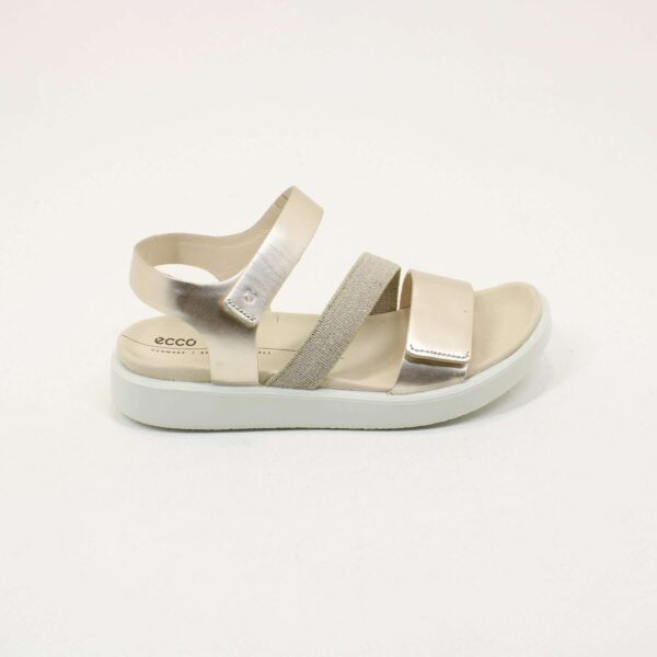 ECCO FlowT W Leather Flat Sandal 273713