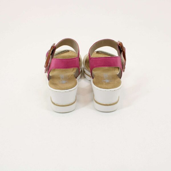 RIEKER Hook & Loop Ladies Sandals 67476 - Image 3