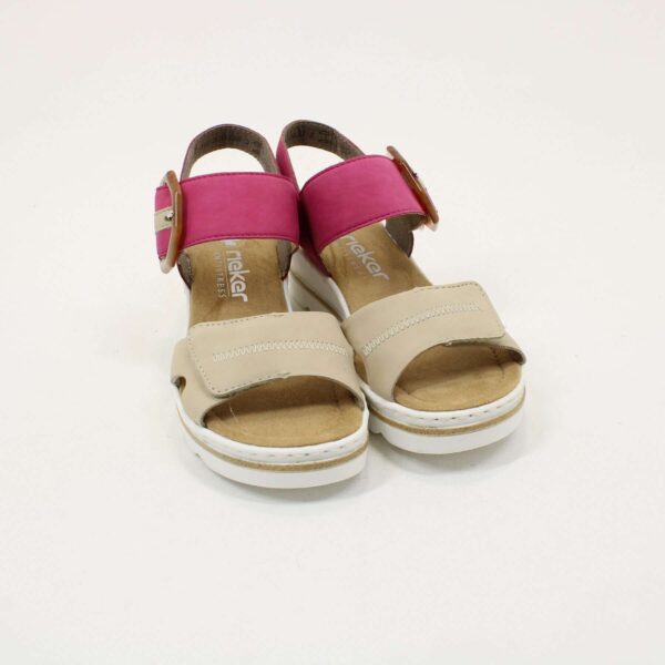 RIEKER Hook & Loop Ladies Sandals 67476 - Image 2