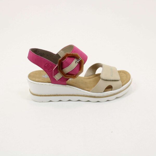 RIEKER Hook & Loop Ladies Sandals 67476