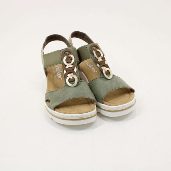 RIEKER Elasticated Ladies Sandals 67498 - Image 2