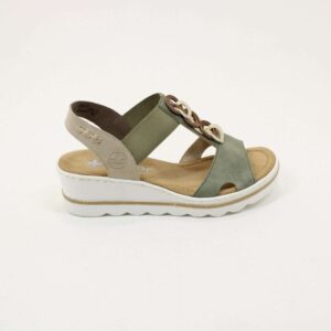 RIEKER Elasticated Ladies Sandals 67498