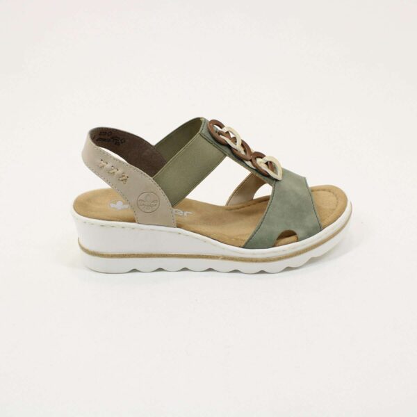 RIEKER Elasticated Ladies Sandals 67498
