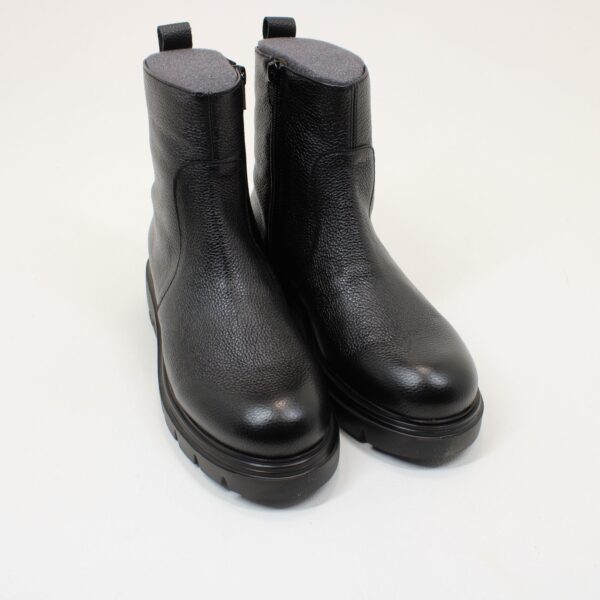 WONDERS Leather Chunky Ankle Length Boots A-4305 - Image 2