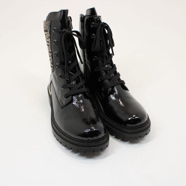 RIEKER Fabric Gusset Biker Boots 72607 - Image 2