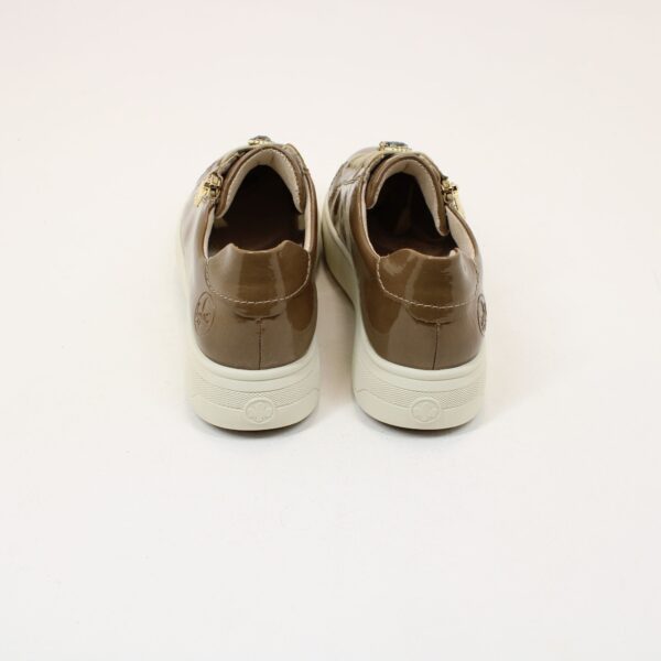 RIEKER Side Zip Trainers with Diamante M7702 - Image 3
