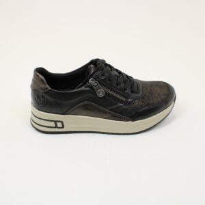 RIEKER Wedge Trainers with Side Zip N8114