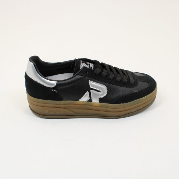 RIEKER Ladies Lace Up Trainers W3700 - Image 6