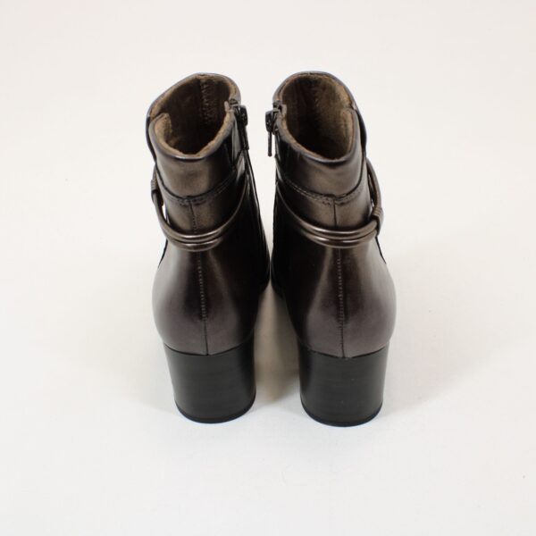 JANA Croc Insert Heeled Ankle Boots 25366 - Image 6