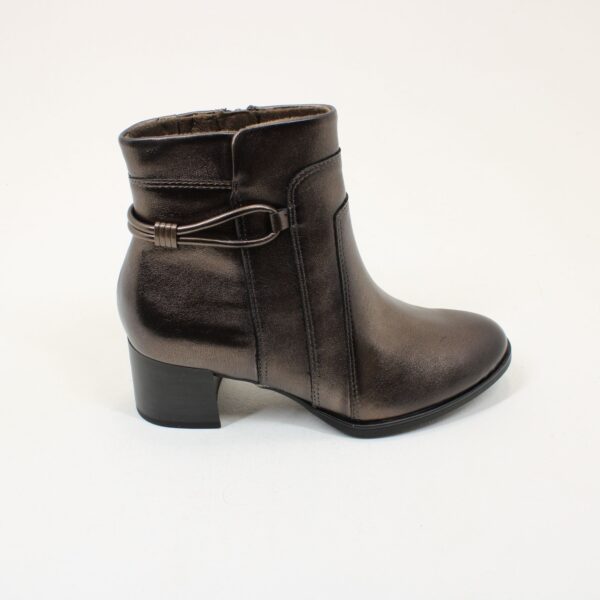 JANA Croc Insert Heeled Ankle Boots 25366 - Image 4