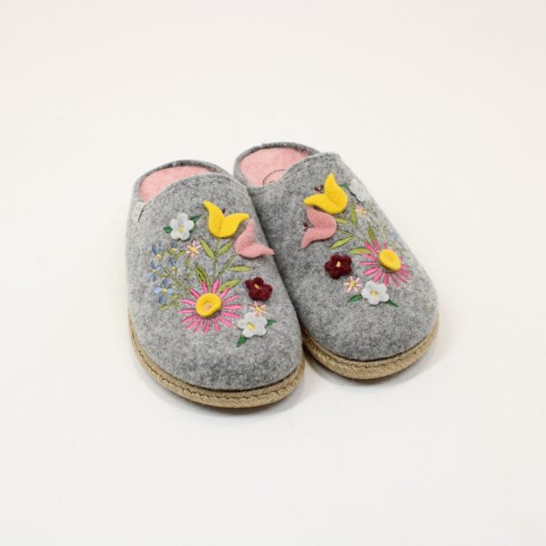 TONI PONS Women's Backless Felt Slippers with Wedge Deli-EF - Image 2