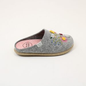TONI PONS Women's Backless Felt Slippers with Wedge Deli-EF