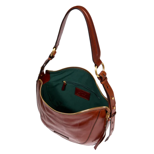 THE BRIDGE Fedora Leather Crossbody Bag Big Size 043204.01 - Image 4